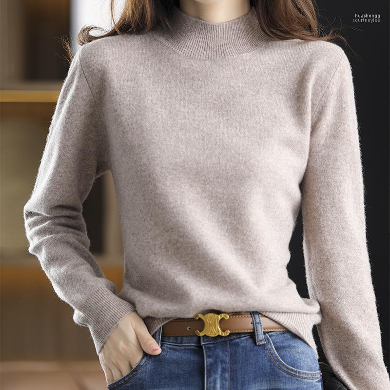 Women' Sweaters Women' Product Half Turtleneck Sweater Women Autumn And Winter Short Pullover Solid Color Loose Thick Bottoming Shirt, Black
Women' Sweaters Women' Product Half Turtleneck Sweater Women Autumn And Winter Short Pullover Solid Color Loose Thick Bottoming Shirt, Black