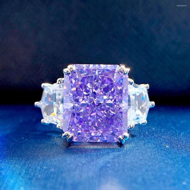 Cluster Rings SACE GEMS For Women Sparkling Fine Jewelry S925 Sterling Silver 10 12mm Purple Yellow High Carbon Diamond Flower Cut
Cluster Rings SACE GEMS For Women Sparkling Fine Jewelry S925 Sterling Silver 10 12mm Purple Yellow High Carbon Diamond Flower Cut