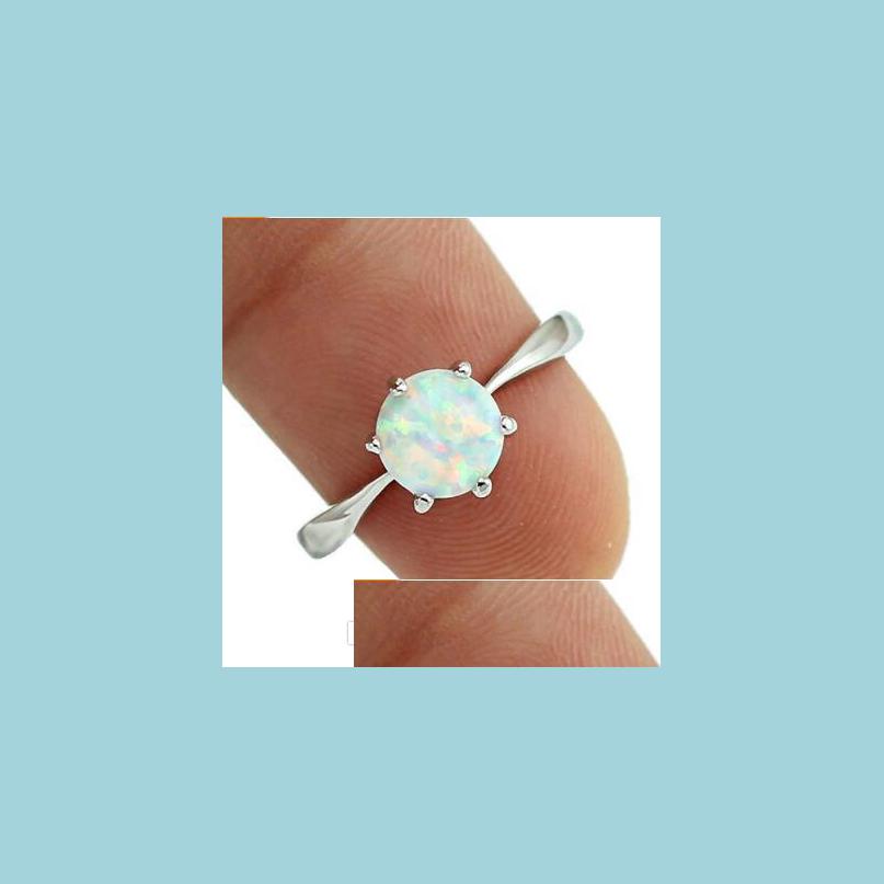 Band Rings Simple Women Opal Finger Ring For Ladies Prong Setting Natural Stone Rings Female Fashion Jewelry Engagement Wedd Sexyhanz Dhibk
Band Rings Simple Women Opal Finger Ring For Ladies Prong Setting Natural Stone Rings Female Fashion Jewelry Engagement Wedd Sexyhanz Dhibk