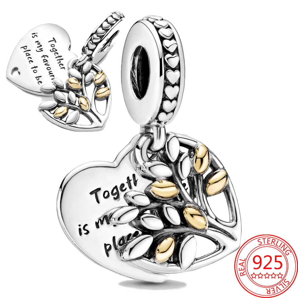 The Newly Popular 100 925 Sterling Silver Garden Series Of Lucky Four Leaf Pendant Charm Is Suitable For Ms Bracelet Fashion Jewelry