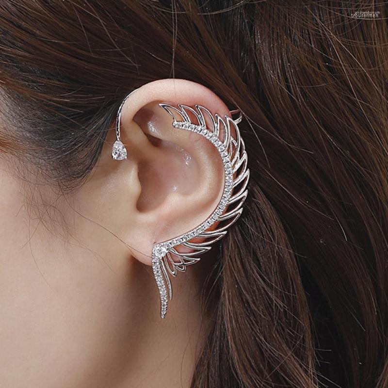 Berets 1 Pair Clip Earrings Shiny Rhinestone Wing Shape Durable Women For Daily Wear, Silver
Berets 1 Pair Clip Earrings Shiny Rhinestone Wing Shape Durable Women For Daily Wear, Silver