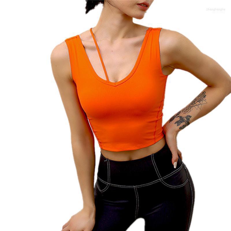 Yoga Outfit Vest Sports Fitness Tank Top Gym Quick Dry Running With Chest Pad 2022 Summer Irregular Shoulder Strap Women, Black
Yoga Outfit Vest Sports Fitness Tank Top Gym Quick Dry Running With Chest Pad 2022 Summer Irregular Shoulder Strap Women, Black