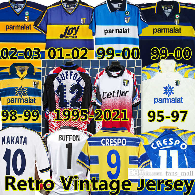 Parma Maglia Retro soccer jerseys Classic Vintage 1995-2021 special 96 97 1998 99 2000 02 03 CRESPO ZOLA CANNAVARO AMOROSO BUFFON Home Away, 2001-02 home
Parma Maglia Retro soccer jerseys Classic Vintage 1995-2021 special 96 97 1998 99 2000 02 03 CRESPO ZOLA CANNAVARO AMOROSO BUFFON Home Away, 2001-02 home