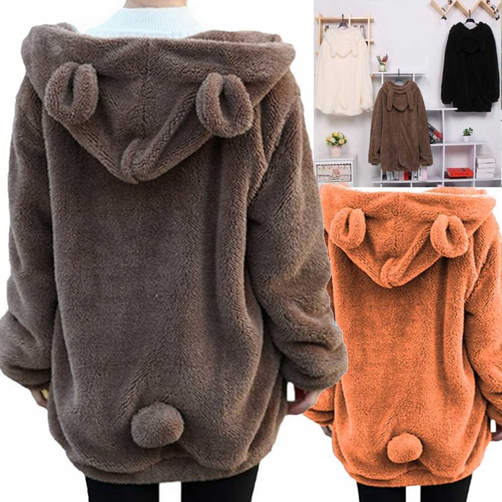 Women's Jackets ZOGAA Cute Loose Fluffy Bear Ear Hoodie Jacket Plush Coat Warm Soft Zipper Plush Overcoat Hoodie Jacket Imitation Rabbit Fur 3XL T221008, White
Women's Jackets ZOGAA Cute Loose Fluffy Bear Ear Hoodie Jacket Plush Coat Warm Soft Zipper Plush Overcoat Hoodie Jacket Imitation Rabbit Fur 3XL T221008, White