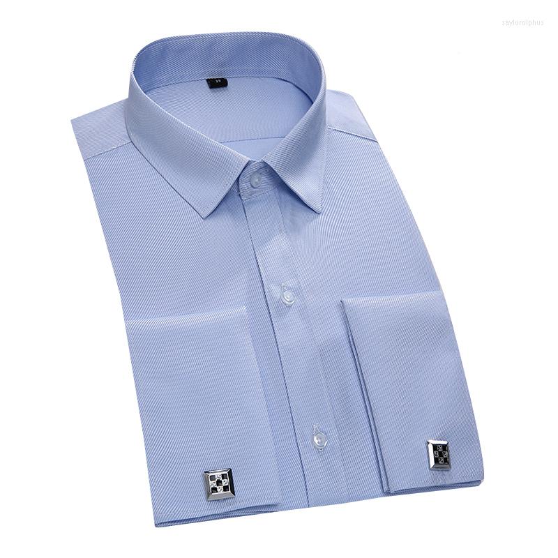 Men's Casual Shirts 2022 Arrival Long Sleeved Luxury French Cuff Men's Shirt Solid Dress Man Formal Blue White Weeding DA029, Hw06
Men's Casual Shirts 2022 Arrival Long Sleeved Luxury French Cuff Men's Shirt Solid Dress Man Formal Blue White Weeding DA029, Hw06