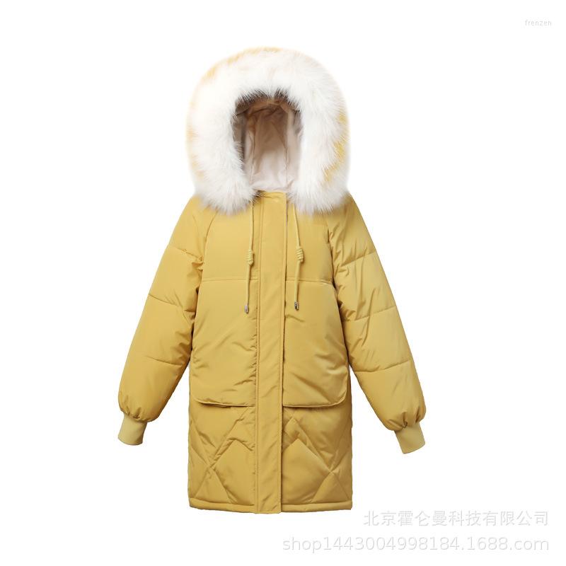 Women's Trench Coats 2022 Women's Loose Thick Mid-length Cotton Clothes Jacket Solid Color Big Fur Collar Down H00201, Black
Women's Trench Coats 2022 Women's Loose Thick Mid-length Cotton Clothes Jacket Solid Color Big Fur Collar Down H00201, Black