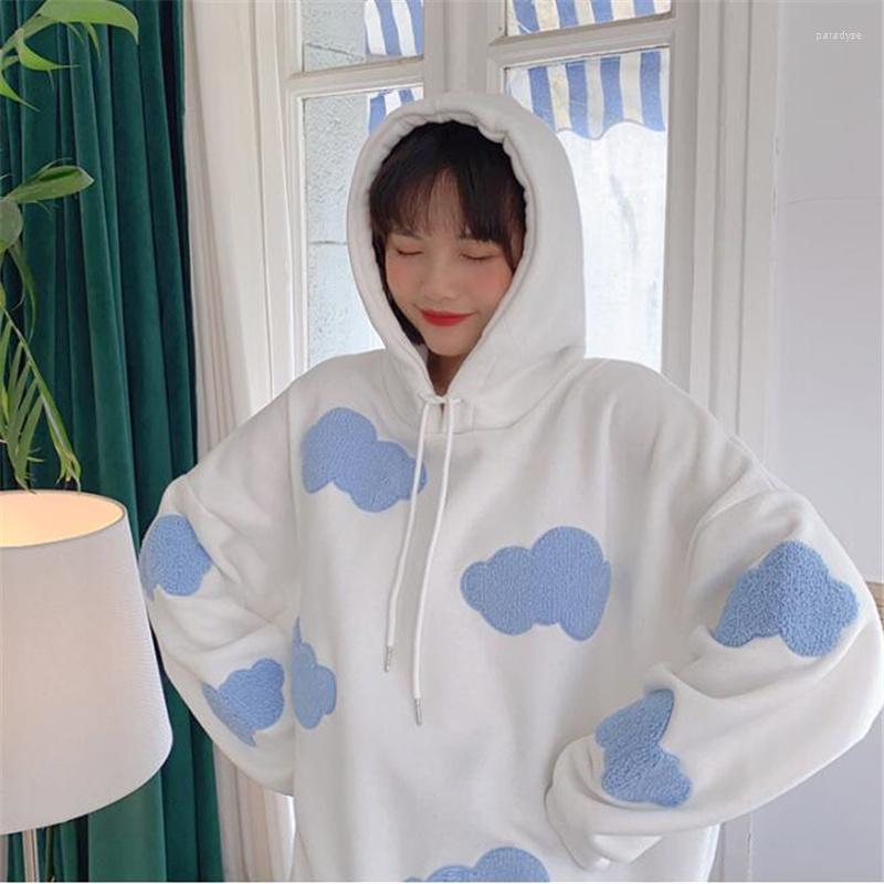 Women' Hoodies Women Hooded Hoody Loose Sweatshirt Fashion Embroidery Clouds Jumper Top Plus Velvet Warm Long Sleeve Pullover Women, Sky blue
Women' Hoodies Women Hooded Hoody Loose Sweatshirt Fashion Embroidery Clouds Jumper Top Plus Velvet Warm Long Sleeve Pullover Women, Sky blue