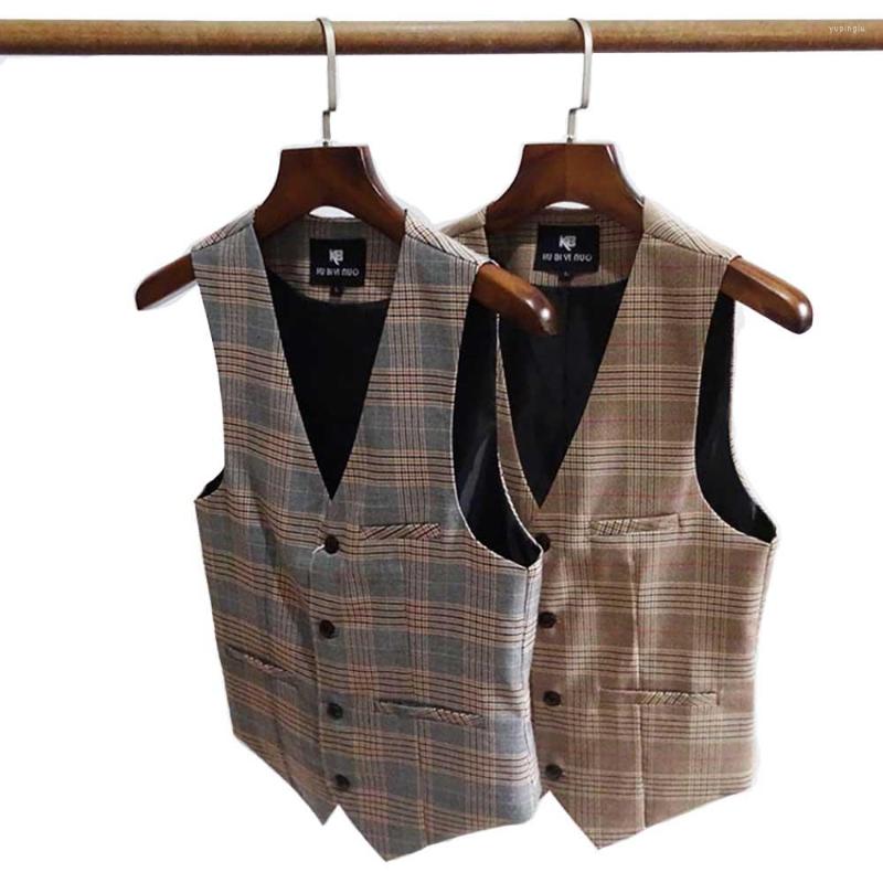 Men's Vests Men's Suit Vest Korean Version British Retro Style Youth Slim Plaid Waistcoat Business Casual Dress Fashion Clothes, Gray
Men's Vests Men's Suit Vest Korean Version British Retro Style Youth Slim Plaid Waistcoat Business Casual Dress Fashion Clothes, Gray