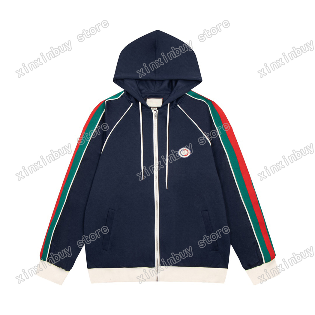 xinxinbuy Men designer Coat Jacket sets Side colour webbing long sleeve women red black khaki blue XS-2XL, 02
xinxinbuy Men designer Coat Jacket sets Side colour webbing long sleeve women red black khaki blue XS-2XL, 02