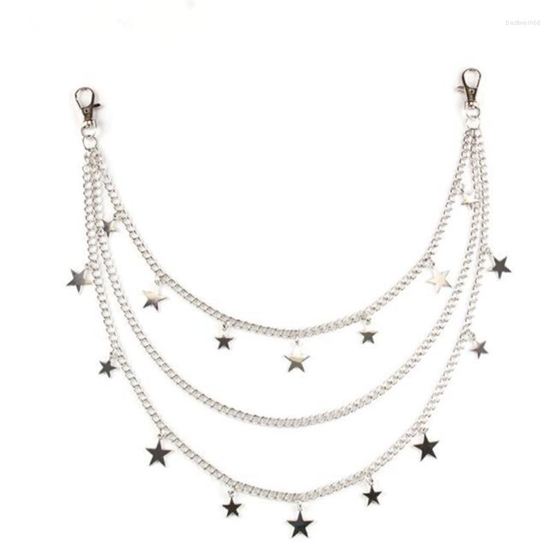 Keychains Punk Rock Metal Pants Waist Chain Men Women Multilayer Star Cross Key Big Ring Wallet Keychain Jean Hip-hop Jewelry Gift
Keychains Punk Rock Metal Pants Waist Chain Men Women Multilayer Star Cross Key Big Ring Wallet Keychain Jean Hip-hop Jewelry Gift