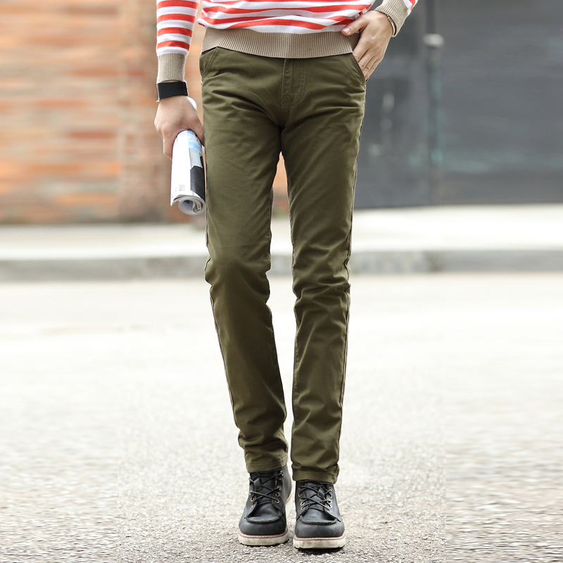 Men's Pants spring fashion casual pants men solid outside train slacks Mid waist cotton Straight pants mens khaki joggers size 2838 221008