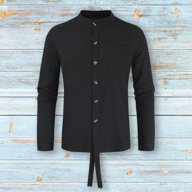 Men's Casual Shirts Stand Collar Chic Quick-drying Straps Men Shirt Soft Fall Tops Buttons For Home, Beige
Men's Casual Shirts Stand Collar Chic Quick-drying Straps Men Shirt Soft Fall Tops Buttons For Home, Beige