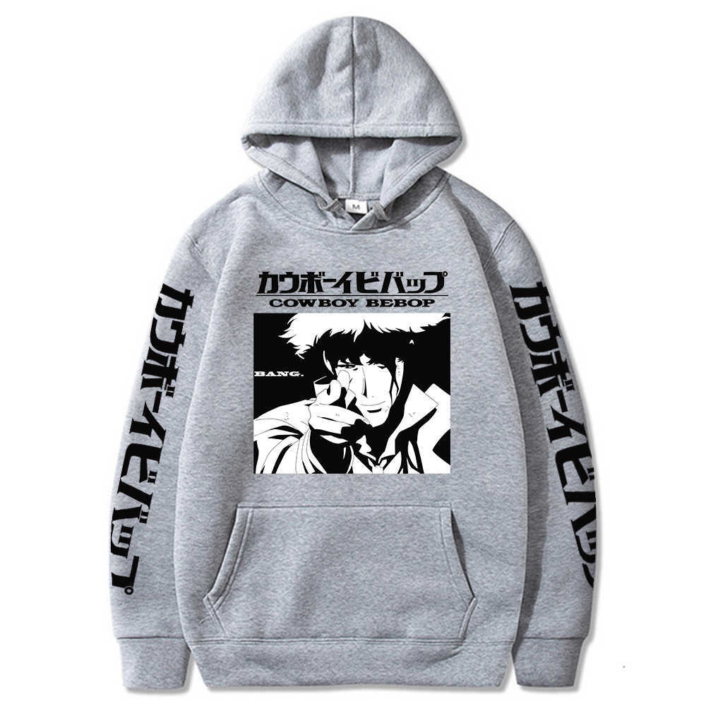 Men's Hoodies Sweatshirts Anime Gift Cowboy Bebop Hoodie Cozy Tops Sweatsuit Sudadera Felpa Moletom G221008