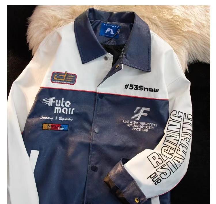 Men's Fur 2022 Fashion Brand PU LeatherLapeJacket Men Winter Couple Color Matching Coat Woman Loose Street Motorcycle Casual Jacket
Men's Fur 2022 Fashion Brand PU LeatherLapeJacket Men Winter Couple Color Matching Coat Woman Loose Street Motorcycle Casual Jacket