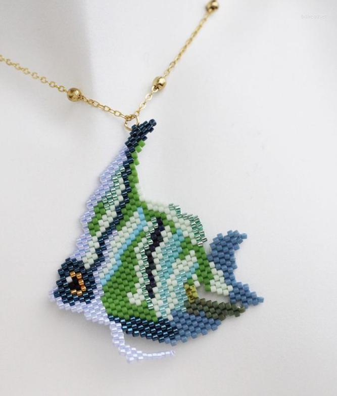 Choker Pretty Bead Cute Fish Pendant Necklace Miyuki Beads Gold Collars Charms Valentines Day Gift Bea
Choker Pretty Bead Cute Fish Pendant Necklace Miyuki Beads Gold Collars Charms Valentines Day Gift Bea