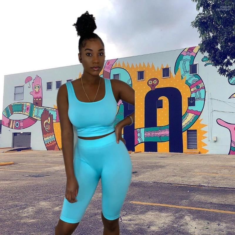 Women' Two Piece Pants Women' Sexy Women Solid Sleeveless Crop Tops Leggings 2 Pieces Set Gym Clothing Fitness Holiday Tracksuit 2022, Blue
Women' Two Piece Pants Women' Sexy Women Solid Sleeveless Crop Tops Leggings 2 Pieces Set Gym Clothing Fitness Holiday Tracksuit 2022, Blue