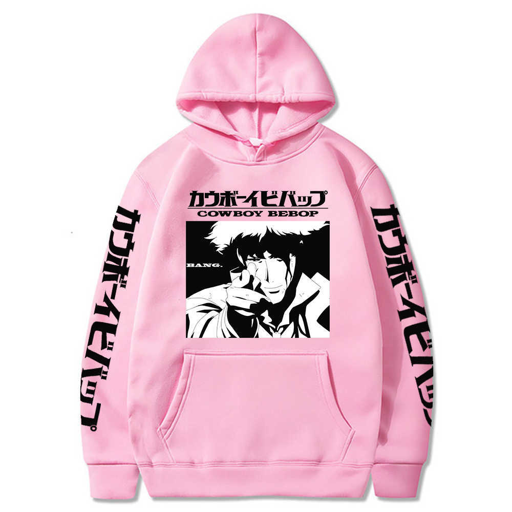 Men's Hoodies Sweatshirts Anime Gift Cowboy Bebop Hoodie Cozy Tops Sweatsuit Sudadera Felpa Moletom G221008