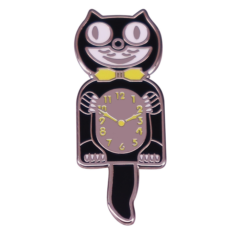 The Kit-Kat Clock Turns 86 Cat Clock Enamel Brooch Pin Brooches Lapel Pins Badge Denim Jacket Jewelry Accessories Fashion Gifts, As picture
The Kit-Kat Clock Turns 86 Cat Clock Enamel Brooch Pin Brooches Lapel Pins Badge Denim Jacket Jewelry Accessories Fashion Gifts, As picture