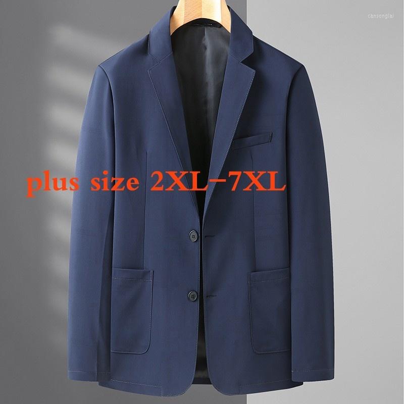 Men's Suits Arrival Fashion Suepr Large Suit Coat Men Handsome Casual Spring Autumn Single Breasted Plus Size 2XL-6XL 7XL, Blue
Men's Suits Arrival Fashion Suepr Large Suit Coat Men Handsome Casual Spring Autumn Single Breasted Plus Size 2XL-6XL 7XL, Blue