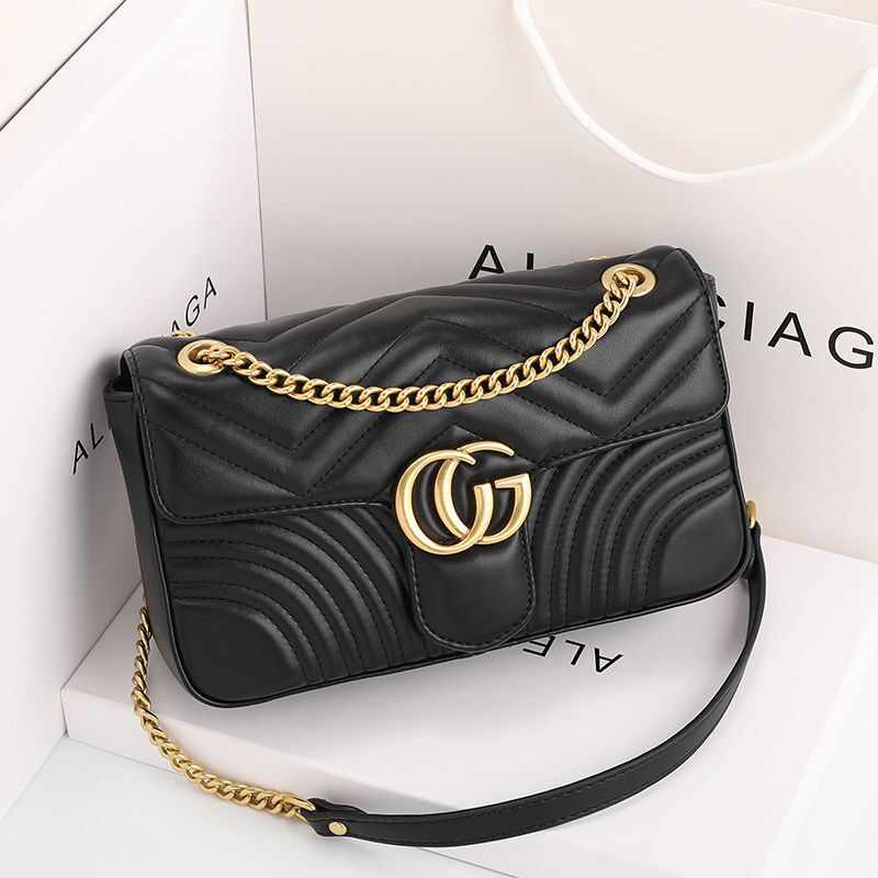 2022 Designers Leather women shoulder GG bags crossbody Luxury handbags clutch purses ladies wallets tote Gold Silver Black Chain Bag
2022 Designers Leather women shoulder GG bags crossbody Luxury handbags clutch purses ladies wallets tote Gold Silver Black Chain Bag