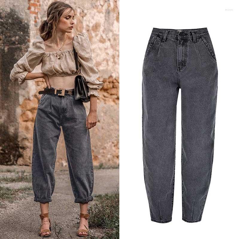 Women's Jeans Fashion Inelastic Women Denim Pants High Waisted And Thin Smoke Grey Harlan Carrot Capris, Dark grey
Women's Jeans Fashion Inelastic Women Denim Pants High Waisted And Thin Smoke Grey Harlan Carrot Capris, Dark grey