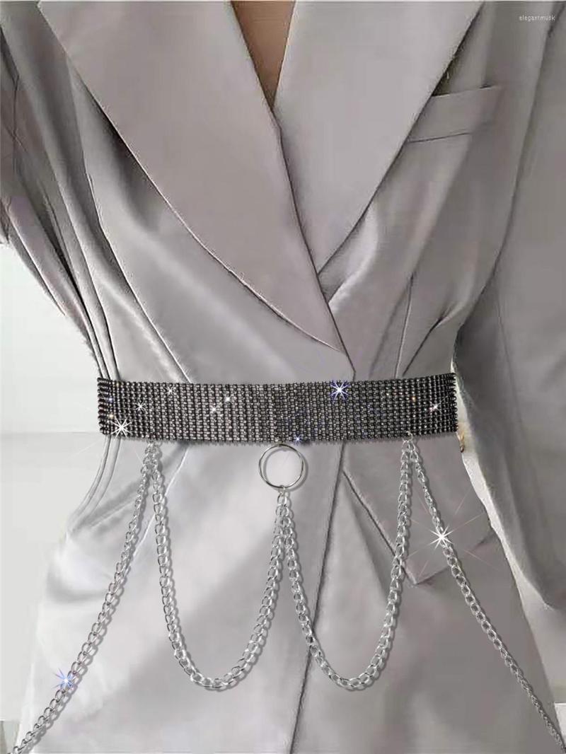 Belts 2022 Fashion Rhinestone Chain Waist Belt Shiny Crystal Tassel Waistband Body For Women, White
Belts 2022 Fashion Rhinestone Chain Waist Belt Shiny Crystal Tassel Waistband Body For Women, White