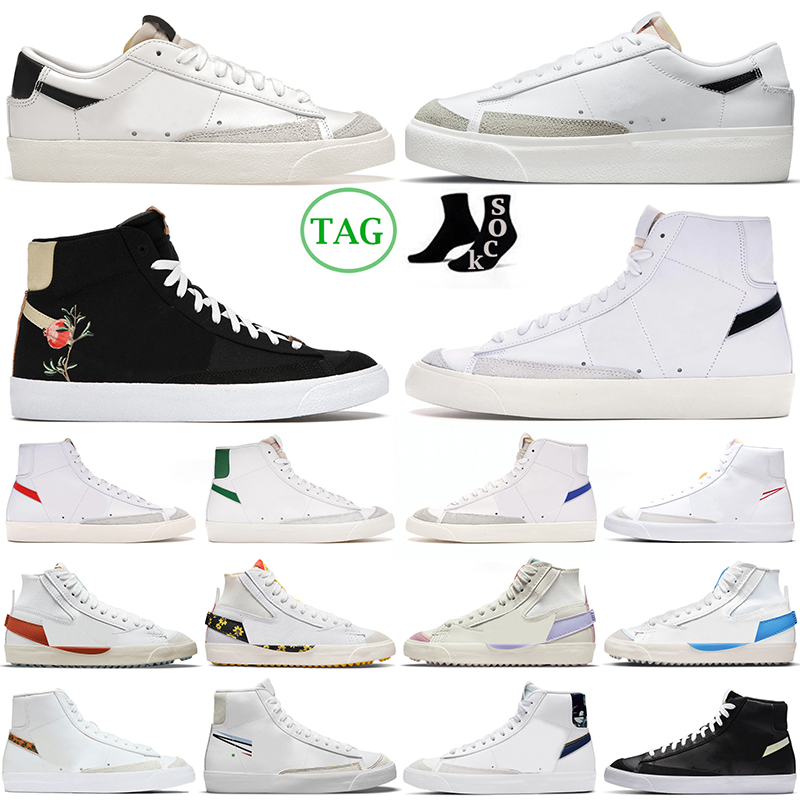 Blazer Mid 77 Vintage Blazers Running Shoes Casual Shoes Men Women Black White Multi Pine Green University Blue Mens Trainers Sneakers, Logo pack
Blazer Mid 77 Vintage Blazers Running Shoes Casual Shoes Men Women Black White Multi Pine Green University Blue Mens Trainers Sneakers, Logo pack