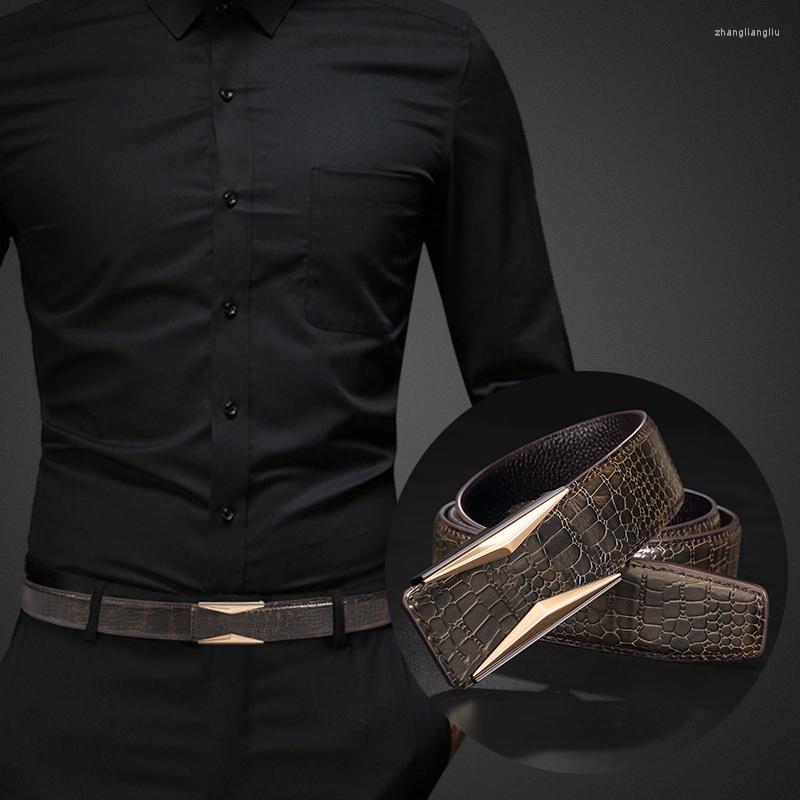 Belts Fashion Coffee Belt Men's Youth High Quality Classic Designer Casual Full Grain Leather Cintos MasculinosBelts, Black
Belts Fashion Coffee Belt Men's Youth High Quality Classic Designer Casual Full Grain Leather Cintos MasculinosBelts, Black