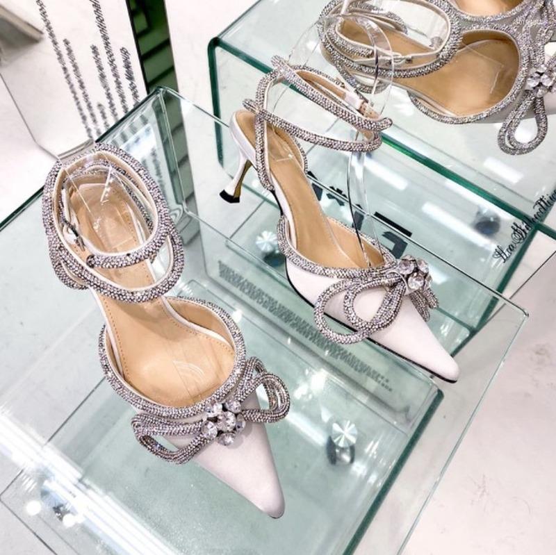 Sandals 2022 Pumps Women Summer Rhinestone Sequins Bow Pink Sexy Stiletto Heels Lace Up Elegant Banquet Fairy Style High, White
Sandals 2022 Pumps Women Summer Rhinestone Sequins Bow Pink Sexy Stiletto Heels Lace Up Elegant Banquet Fairy Style High, White