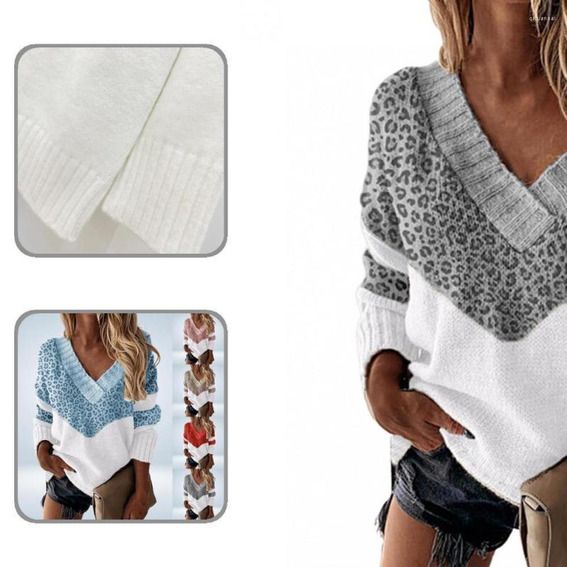 Women' Sweaters Knitted Top All Match Casual Leopard Pattern V Neck Patchwork Sweater, Pink
Women' Sweaters Knitted Top All Match Casual Leopard Pattern V Neck Patchwork Sweater, Pink