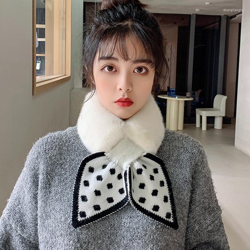Berets Women Dotted Cross Bib Autumn Winter Windproof Warm Stitching Knitted Bowknot Imitation Fur Sweet Cute ScarfBerets BeretsBerets, Black
Berets Women Dotted Cross Bib Autumn Winter Windproof Warm Stitching Knitted Bowknot Imitation Fur Sweet Cute ScarfBerets BeretsBerets, Black
