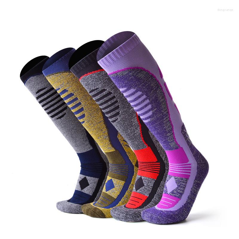 Sports Socks 1 Pair Outdoor Thicken Long Hiking Ski For Men Women Mountaineering Snow Keep Warm Towel Sport Foot Ankle Protector, Black
Sports Socks 1 Pair Outdoor Thicken Long Hiking Ski For Men Women Mountaineering Snow Keep Warm Towel Sport Foot Ankle Protector, Black