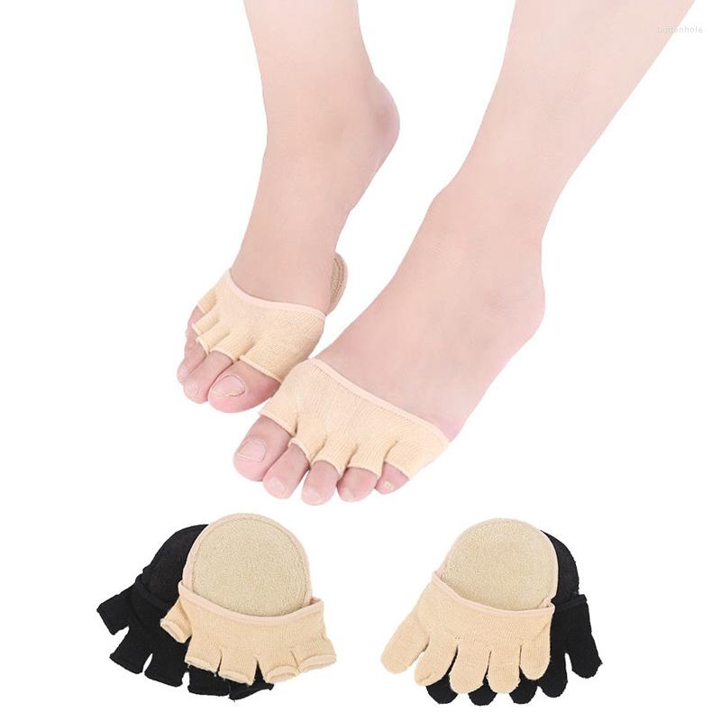 Women Socks Cotton Pads For Girls Heels Invisible Shoes Pad Toe Half-cut Five-finger Comfortable Anti-Wear Relief The Pain, G132 1pair
Women Socks Cotton Pads For Girls Heels Invisible Shoes Pad Toe Half-cut Five-finger Comfortable Anti-Wear Relief The Pain, G132 1pair