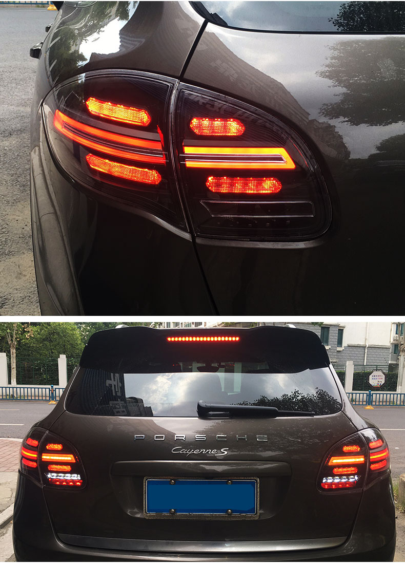 Car Styling for Porsche Cayenne Taillights 20 11-20 14 Cayenne LED Tail Lamp DRL Dynami Signal Brake Reverse Auto Accessories