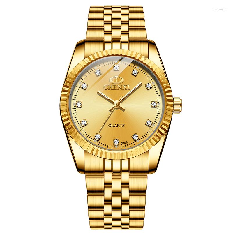 Wristwatches 2022 Men Women Watches Fashion Top Luxury Golden Color Couples Quartz Wrist Watch Stainless Steel Sport Waterproof Clock, Men white
Wristwatches 2022 Men Women Watches Fashion Top Luxury Golden Color Couples Quartz Wrist Watch Stainless Steel Sport Waterproof Clock, Men white