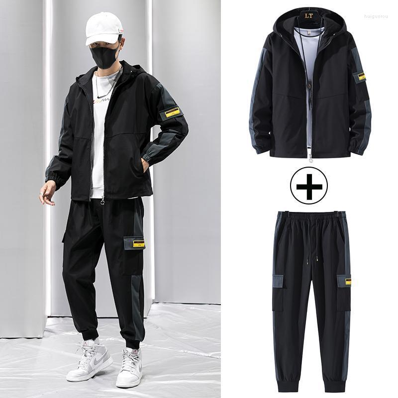 Men's Tracksuits Men's 2022 Hip Hop Suit Hooded Loose Jacket Joggers Male Set Track Suits Sweatsuit Man Tracksuit Mens Sportswear, Black
Men's Tracksuits Men's 2022 Hip Hop Suit Hooded Loose Jacket Joggers Male Set Track Suits Sweatsuit Man Tracksuit Mens Sportswear, Black