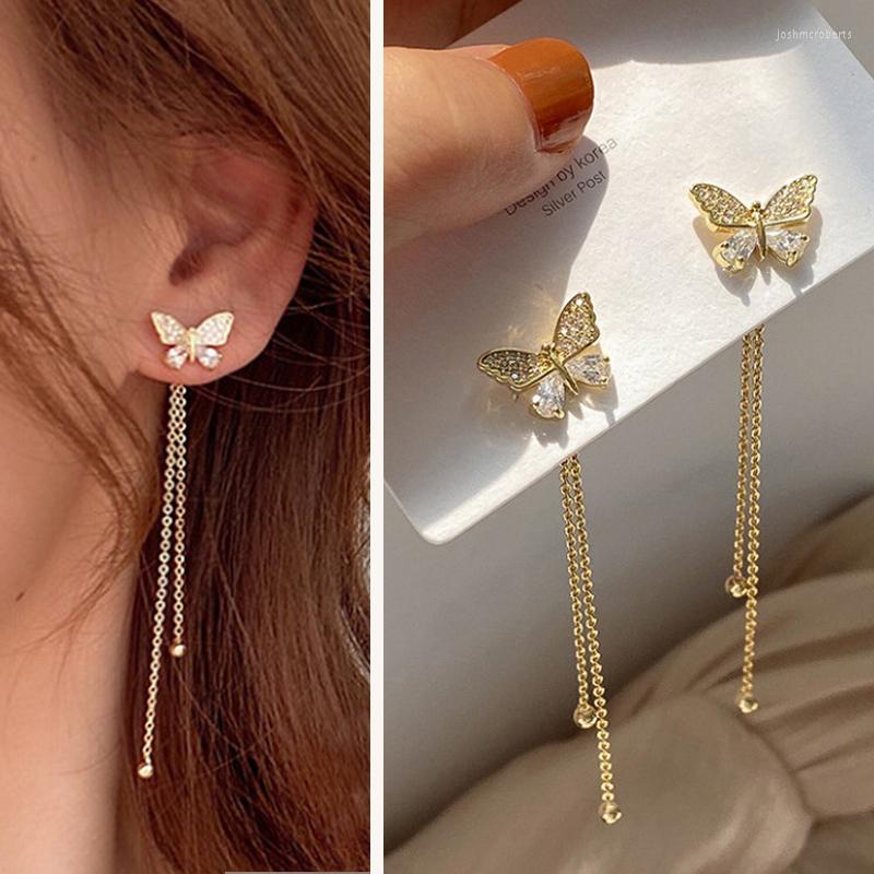 Dangle Earrings Trendy Women's Crystal Butterfly 2022 Korean Fashion Summer Girl Bridal Gold For Women Wedding Party Holiday Gifts
Dangle Earrings Trendy Women's Crystal Butterfly 2022 Korean Fashion Summer Girl Bridal Gold For Women Wedding Party Holiday Gifts