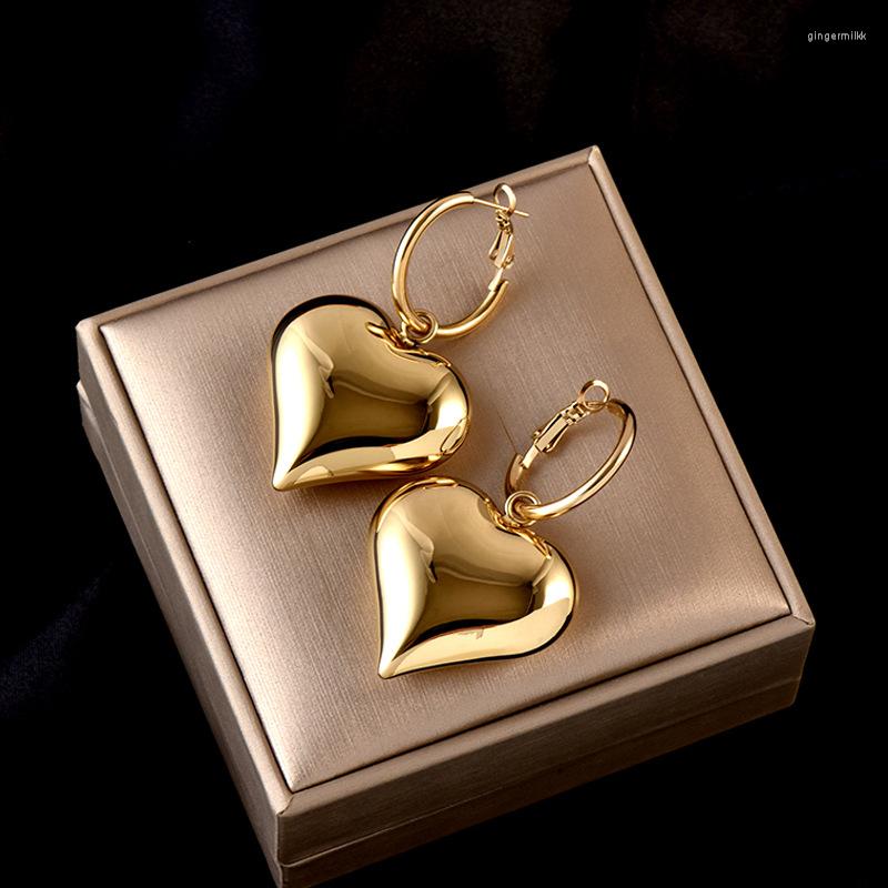 Dangle Earrings 2022 Fashion Trend Heart Pendant For Women Geometric Metal Large Hoop Women's Party Jewelry Gifts
Dangle Earrings 2022 Fashion Trend Heart Pendant For Women Geometric Metal Large Hoop Women's Party Jewelry Gifts