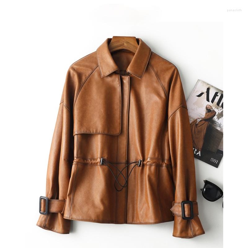 Women' Leather High Quality Genuine Jacket Women Spring 2022 Sheepskin Coat Female Casual Jackets Chaqueta Cuero Mujer Pph4469, Mi la huang
Women' Leather High Quality Genuine Jacket Women Spring 2022 Sheepskin Coat Female Casual Jackets Chaqueta Cuero Mujer Pph4469, Mi la huang