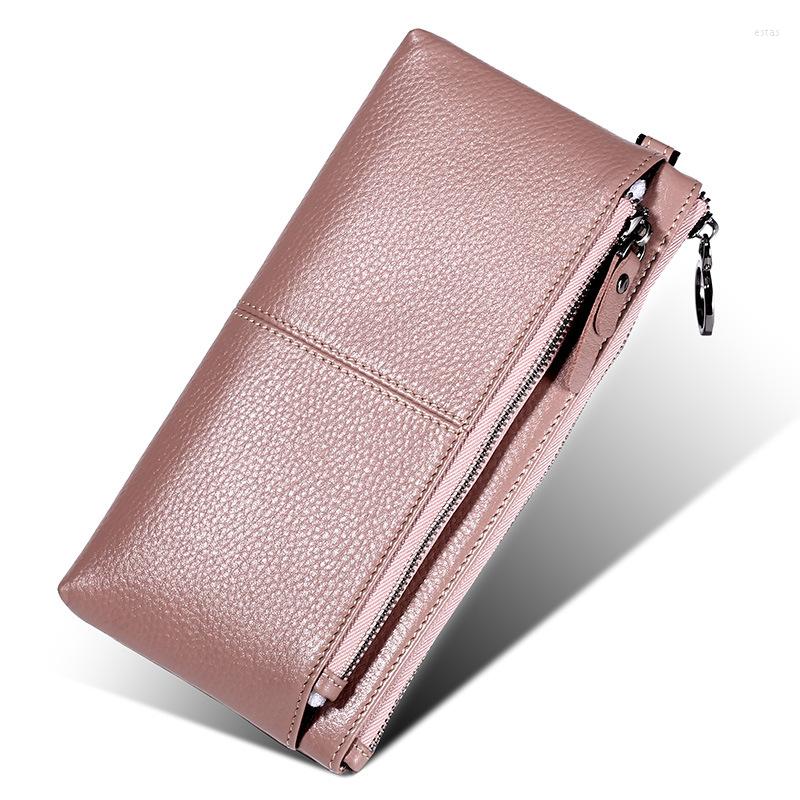 Wallets Leather Women's Bag The First Layer Of Cowhide Ladies Casual Clutch Mobile Phone Coin Purse Valentine's Day Gift, Black
Wallets Leather Women's Bag The First Layer Of Cowhide Ladies Casual Clutch Mobile Phone Coin Purse Valentine's Day Gift, Black
