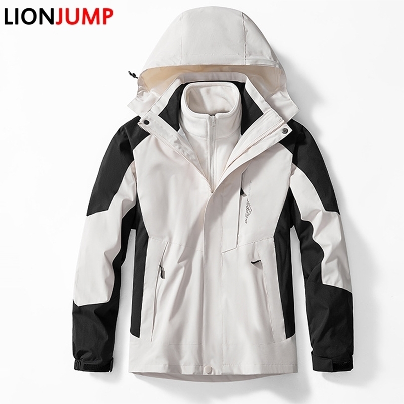 Men's Jackets Outdoor Waterproof Suits Women's Two-pieces Sets 3 in 1 Thick Warm Coats Camping Windbreaker Winter Coat Hiking Windproof 221008, Men dark blue
Men's Jackets Outdoor Waterproof Suits Women's Two-pieces Sets 3 in 1 Thick Warm Coats Camping Windbreaker Winter Coat Hiking Windproof 221008, Men dark blue