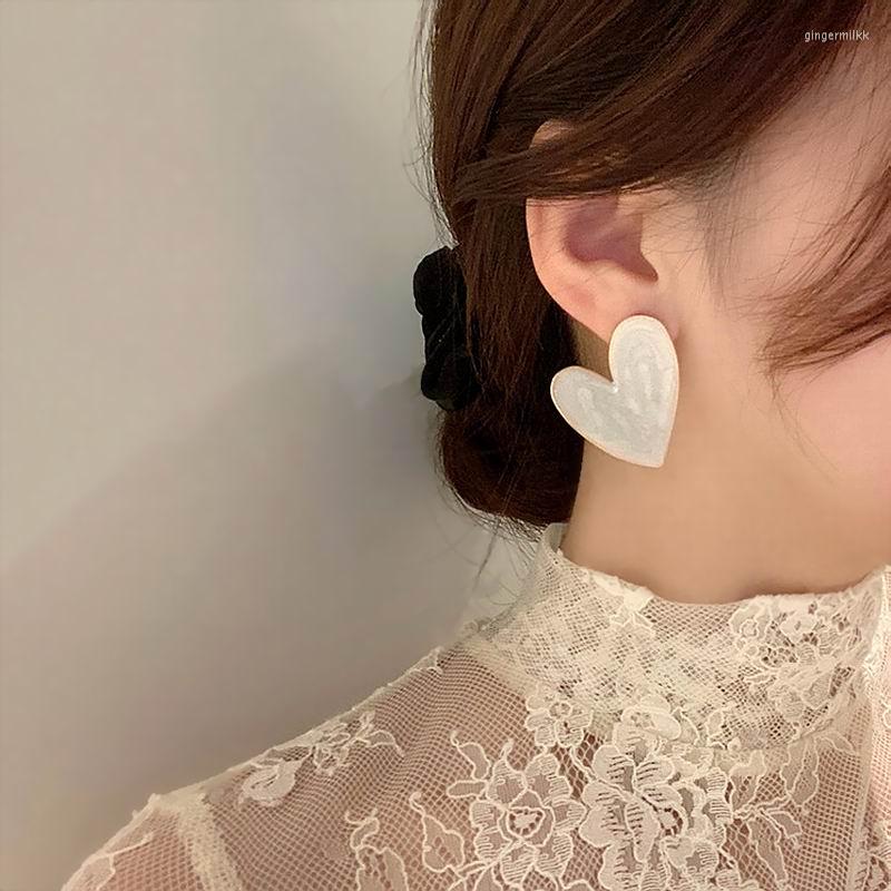 Dangle Earrings Women Fashion Big Heart Personality Jewelry Korean Style White Pendientes Wholesale
Dangle Earrings Women Fashion Big Heart Personality Jewelry Korean Style White Pendientes Wholesale