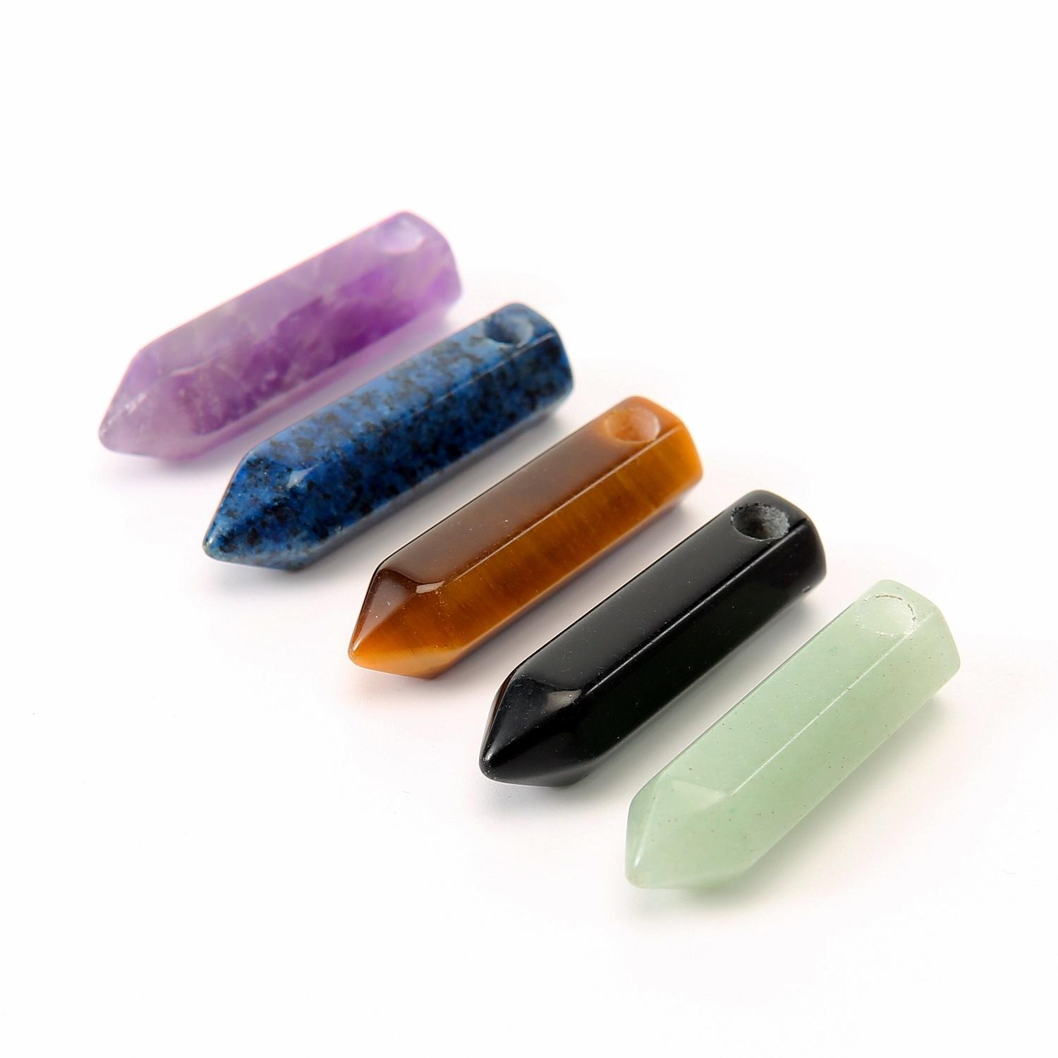 Charms Semi-Finished Stone Hexagonal Column Charms Rose Quartz Amethyst Crystal Healing Pendant For Earrings Necklace Jewelry Making Dheum
Charms Semi-Finished Stone Hexagonal Column Charms Rose Quartz Amethyst Crystal Healing Pendant For Earrings Necklace Jewelry Making Dheum