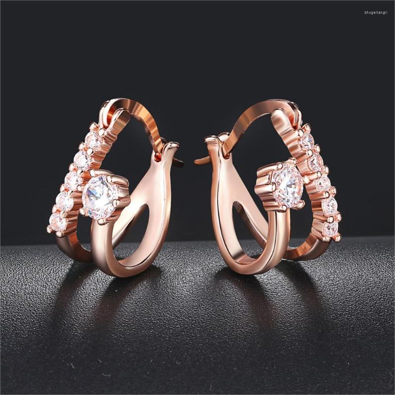 Dangle Earrings Irregular Drop Earring For Women Delicate Rose Gold Color CZ Fashion Jewelry Daily Party E147
Dangle Earrings Irregular Drop Earring For Women Delicate Rose Gold Color CZ Fashion Jewelry Daily Party E147