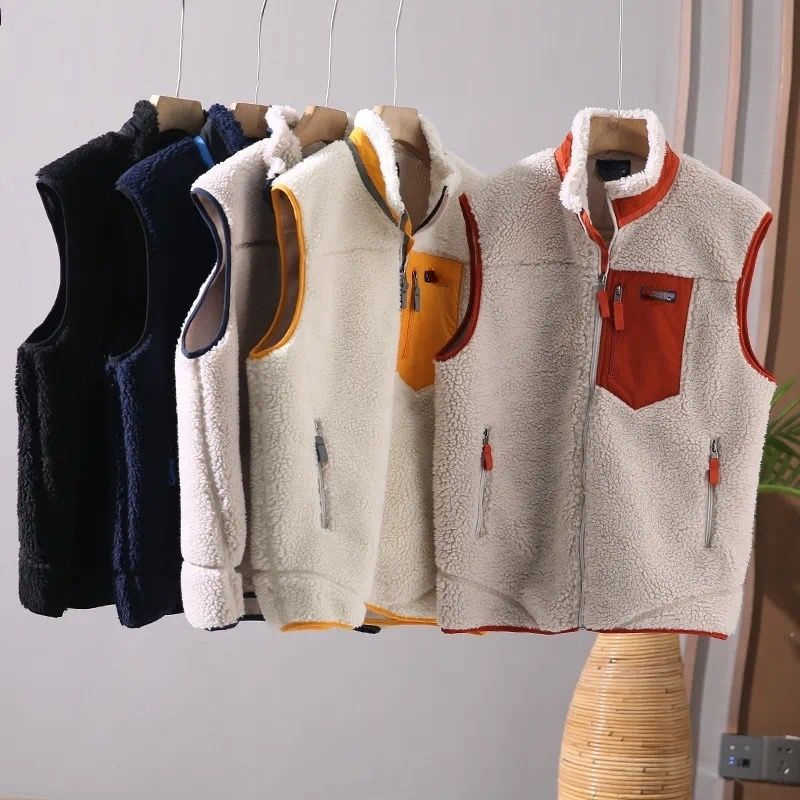 22ss pata vest designer cashmere vests autumn winter couples warm high street fashion casual sleeveless thick jacket, Beige
22ss pata vest designer cashmere vests autumn winter couples warm high street fashion casual sleeveless thick jacket, Beige