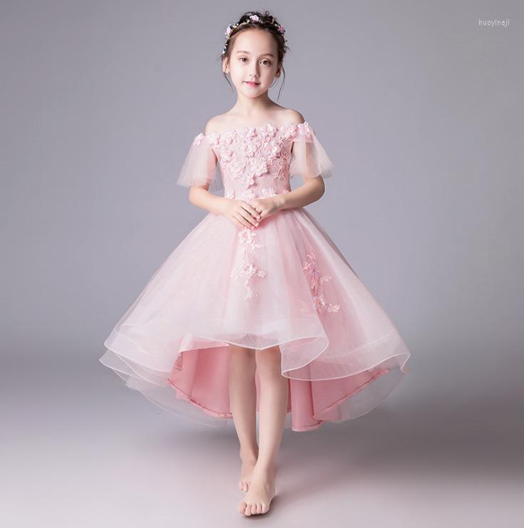 Girl Dresses Caustom Made Lace Petal Short Sleeve Children Girls Party Dress Front Back Long, Pink
Girl Dresses Caustom Made Lace Petal Short Sleeve Children Girls Party Dress Front Back Long, Pink