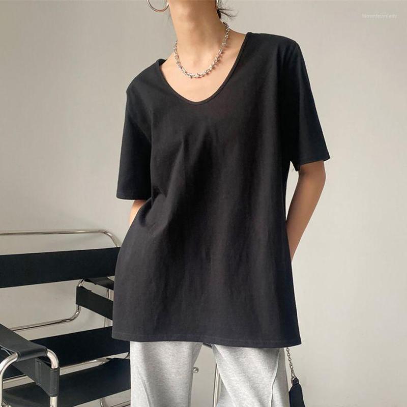 Women's T Shirts Alien Kitty Summer Split Solid Women Tee Tops Loose-Fitting High Street 2022 Casual Chic Cotton Comfortable All Match, White
Women's T Shirts Alien Kitty Summer Split Solid Women Tee Tops Loose-Fitting High Street 2022 Casual Chic Cotton Comfortable All Match, White