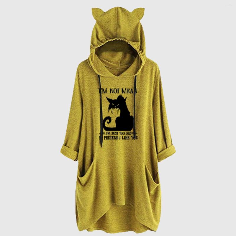 Women' Sweaters Women Hoodies Ear Hat Long Sleeve Animal Printed Hooded Tops With Pockets Harajuku Sweatshirts Sudaderas Para Mujer #G3, Gy
Women' Sweaters Women Hoodies Ear Hat Long Sleeve Animal Printed Hooded Tops With Pockets Harajuku Sweatshirts Sudaderas Para Mujer #G3, Gy