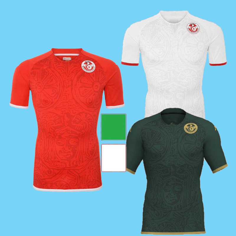 2022 Tunisia Soccer Jerseys National Team Mens MSAKNI HANNIBAL 22 23 MAALOUL SLITI KHENISSI Home Red Away Football Shirts Short Sleeve Aldult Uniforms sets, 2022 home+patch
2022 Tunisia Soccer Jerseys National Team Mens MSAKNI HANNIBAL 22 23 MAALOUL SLITI KHENISSI Home Red Away Football Shirts Short Sleeve Aldult Uniforms sets, 2022 home+patch