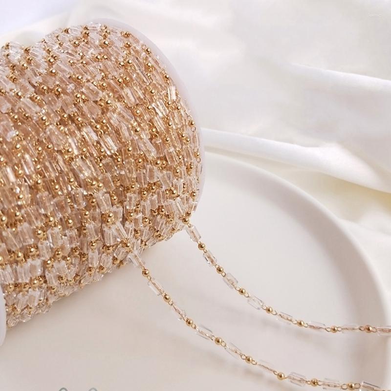 Chains Plated 14K True Gold Filled Color Retention Crystal Rectangular Beads Necklace Chain DIY Jewelry Making Accessories Findings
Chains Plated 14K True Gold Filled Color Retention Crystal Rectangular Beads Necklace Chain DIY Jewelry Making Accessories Findings